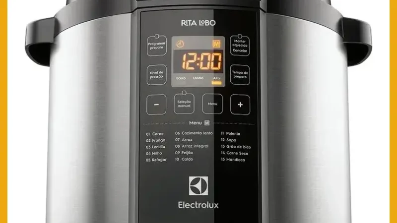 Descubra como a Panela de Pressão Elétrica Electrolux transforma suas receitas!