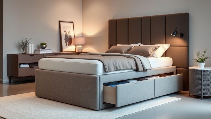Cama box solteiro: funcionalidade e conforto para quartos compactos